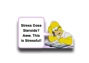 Stress Dose Steroids