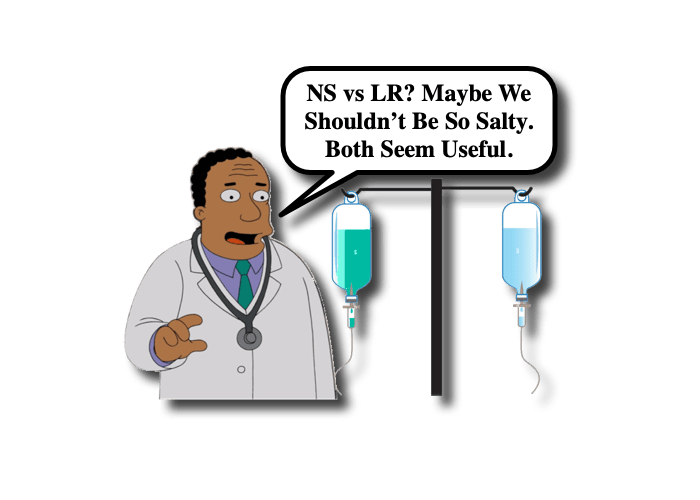 Normal Saline vs Balanced Fluids - Let's Not be so Salty.